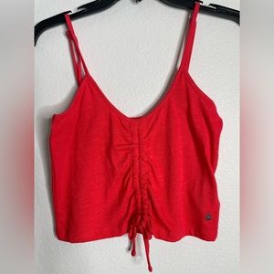 Nwt Roxy Red Crop Top Sz Small